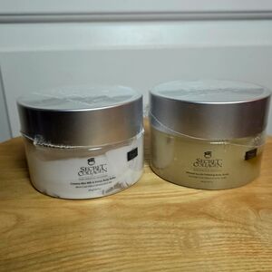 Secret Collagen Set - White and Gold Scrub And Moisturizer